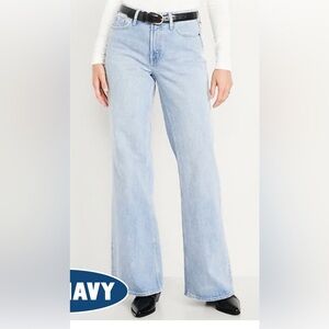 Old Navy Mid Rise Loose Bootcut Jeans